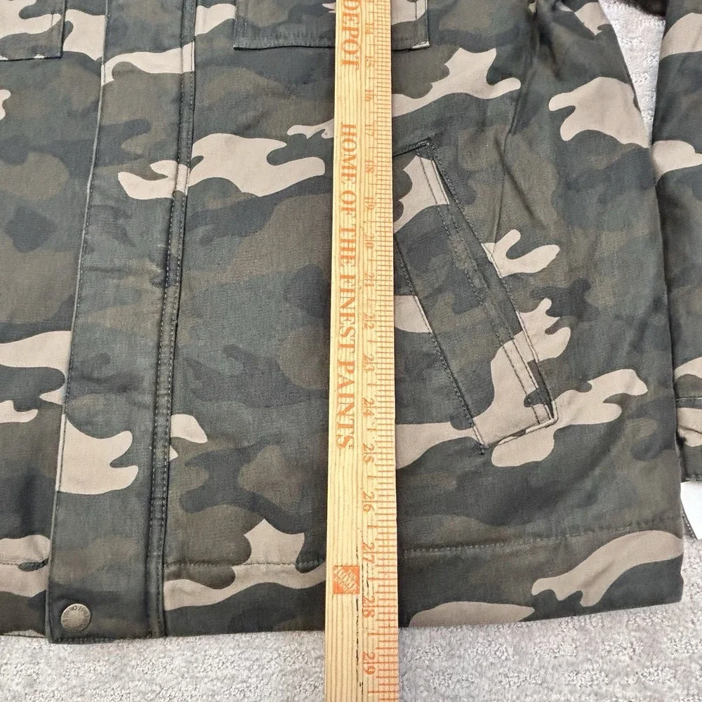 Levi's Military Field Jacket Men's XL Full Zip Quilted Lined CAMO CAMOUFLAGE